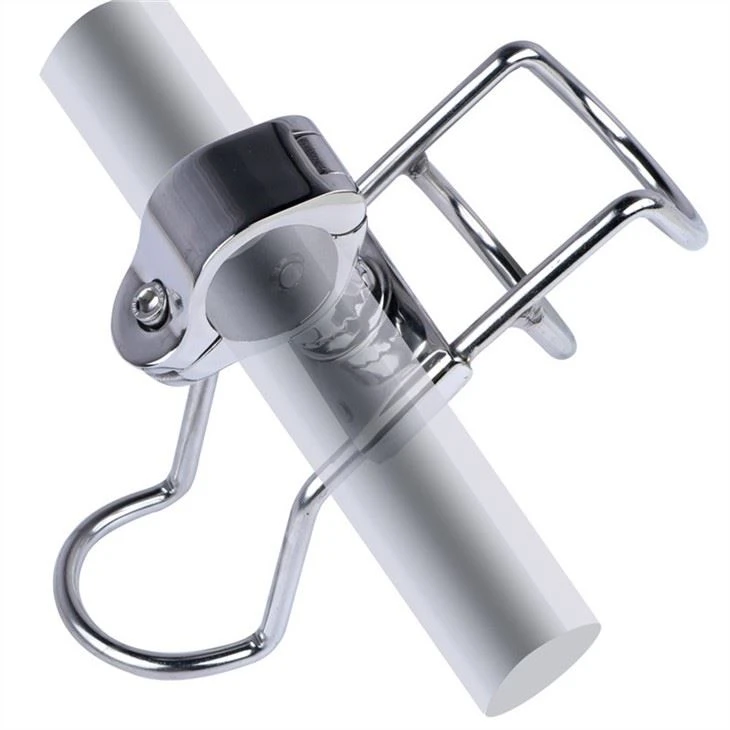 Edelstahl-Clamp-On-Rutenhalter