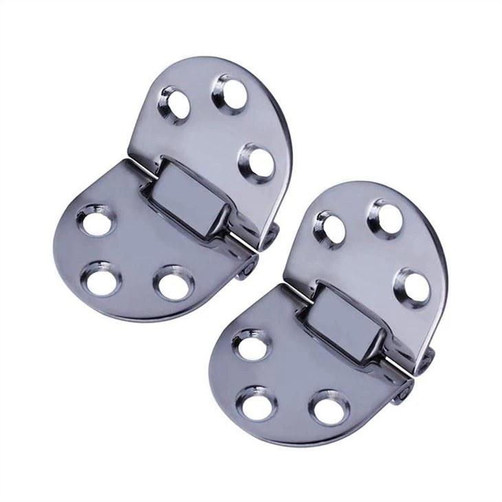 Marine Stainless Steel Door Hinge Mirror Polished Cabinet Hinges