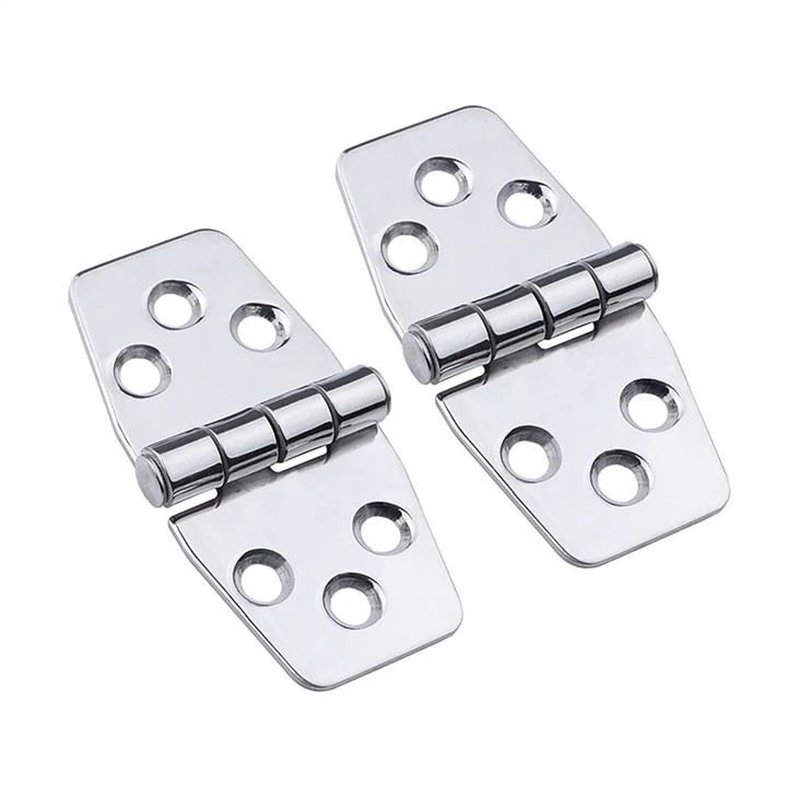 Marine Stainless Steel Door Hinge Mirror Polished Cabinet Hinges